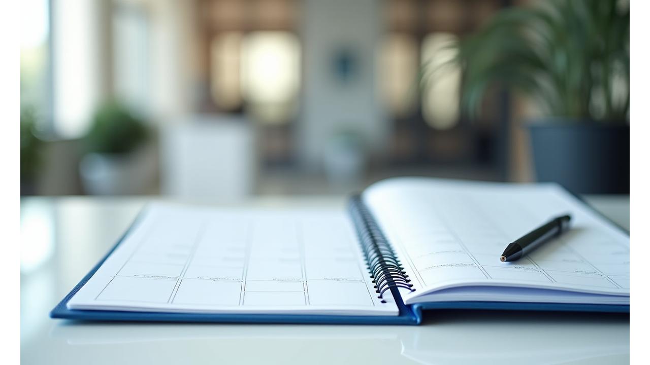 Knyga atvirame biuro aplinkoje su finansine diagrama fonu