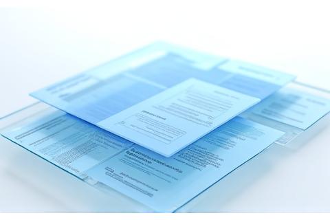 Teisinės sutarties iliustracija su skaidrumo elementais